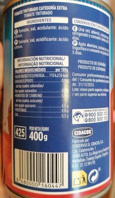 Tomate Triturado Hacendado De Mercadona Info Precio Y Alternativas