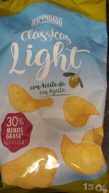 Patatas fritas clásicas light Hacendado de Mercadona Info precio y