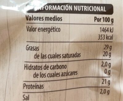 Queso gouda rallado Hacendado ingredientes