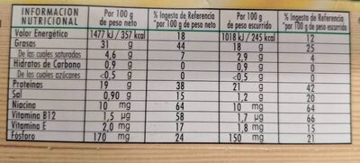 Atun claro en aceite de oliva Hacendado ingredientes