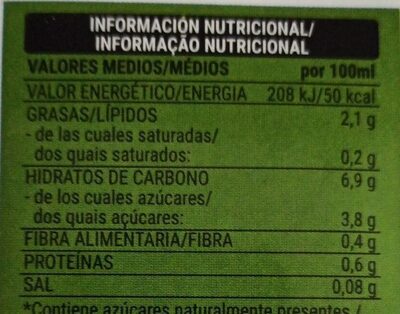 Bebida de avellanas y arroz Hacendado ingredientes