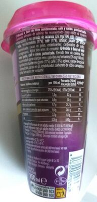 Café latte cappuccino Hacendado ingredientes