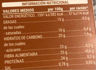 Cortado descafeinado Hacendado ingredientes