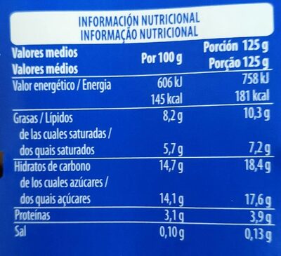 Griego maracuyá Hacendado ingredientes