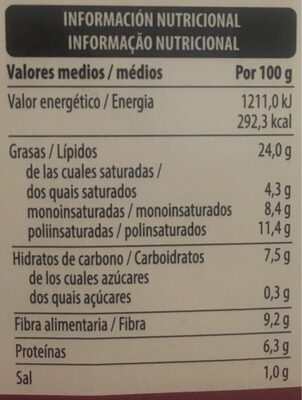 Hummus con pimiento del piquillo asado Hacendado ingredientes