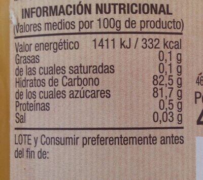 Miel de flores cremosa Hacendado ingredientes