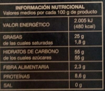 Pasta de Almendra Hacendado ingredientes