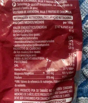 Pipas Mondadas Fritas Sal Hacendado ingredientes