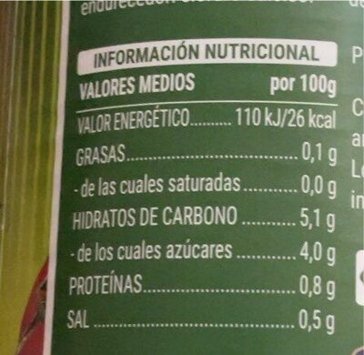 Tomate pelado entero Hacendado ingredientes