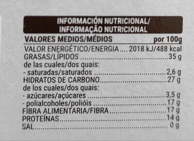 Turron crema almendras Hacendado ingredientes