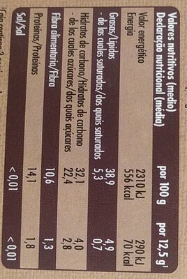 Barritas de sesamo Hacendado ingredientes