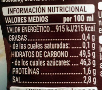 Bbq dulce picante Hacendado ingredientes