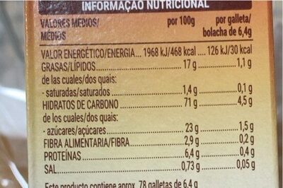 Canela Hacendado ingredientes