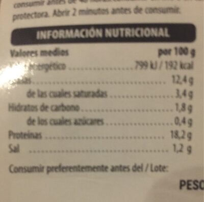 Carne mechada al horno Hacendado ingredientes