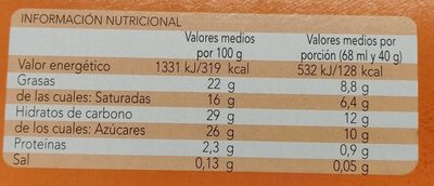 Choco stik nata Hacendado ingredientes