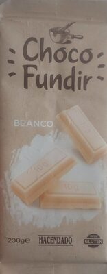 Chocolate blanco Hacendado ingredientes