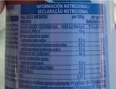 Chocolate Hacendado ingredientes