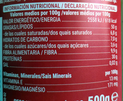 Crema de cacahuetes Hacendado ingredientes