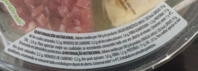 Ensalada Hacendado ingredientes