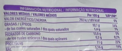 Filetes de merluza Hacendado ingredientes