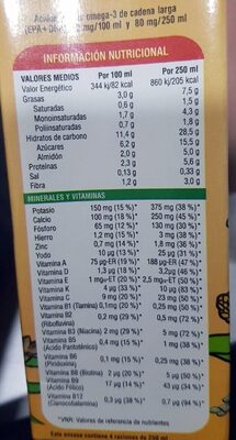 Leche crecimiento a partir de 1 año con cereales Hacendado ingredientes