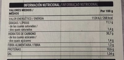 Melanzane Hacendado ingredientes