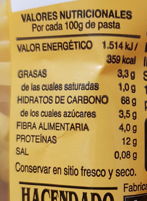 Modos al huevo Hacendado ingredientes