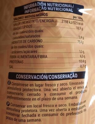 Nachos Hacendado ingredientes