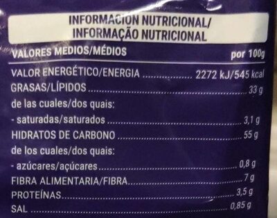 Patatinas Hacendado ingredientes