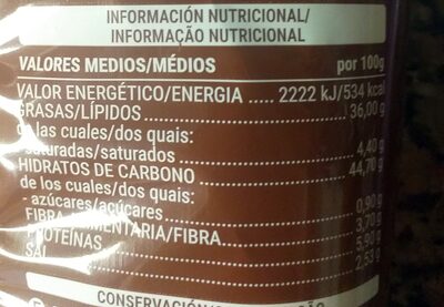 Sabor pollo y limón Hacendado ingredientes