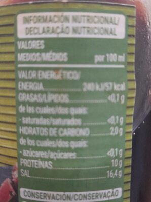 Salsa soja gluten free Hacendado ingredientes