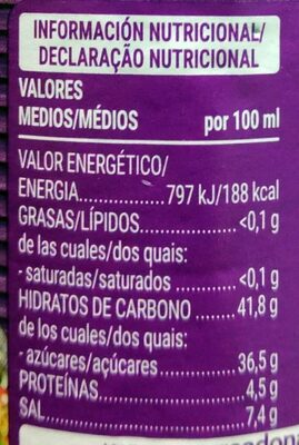 Salsa teriyaki Hacendado ingredientes