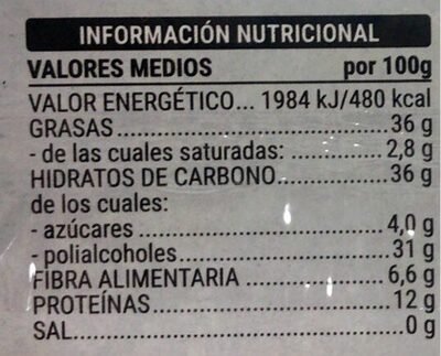 Turrón crema de almendras 0% azúcares Hacendado ingredientes
