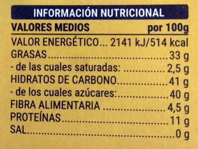 Turrón de guirlache Hacendado ingredientes