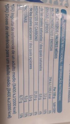 Varitas de merluza Hacendado ingredientes