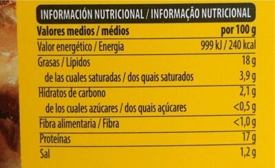 Alitas de pollo Hacendado ingredientes