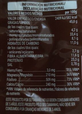 Almendras Hacendado ingredientes