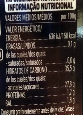 Bbq Hacendado ingredientes