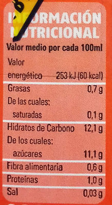 Bebida de soja fresa plátano Hacendado ingredientes