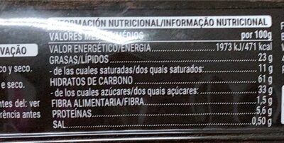 Cookie soft limon&choco blanco Hacendado ingredientes