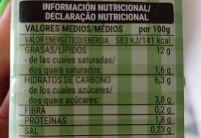 Crema soja Hacendado ingredientes