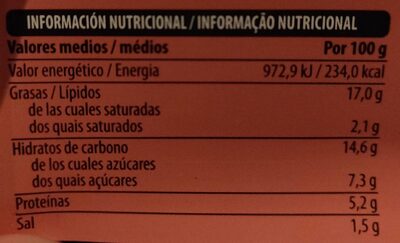 Ensaladilla de cangrejo Hacendado ingredientes
