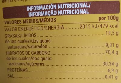 Galletas con huevos Hacendado ingredientes