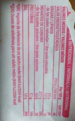 Langostinos rebozados Hacendado ingredientes