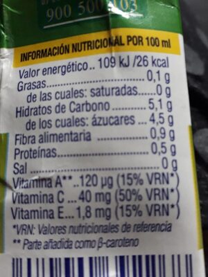 Melocoton sin azucares Hacendado ingredientes