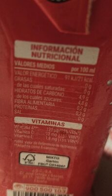 Melon sandia Hacendado ingredientes