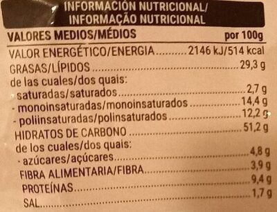 Pan con tomate Hacendado ingredientes