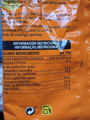 Patatas corte ondulado Hacendado ingredientes