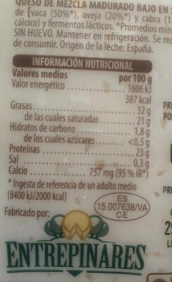 Queso tierno bajo en sal Hacendado ingredientes