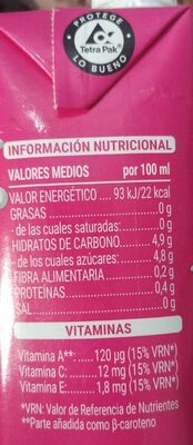 Tropical leche + leche Hacendado ingredientes